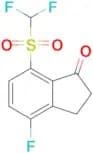 7-((Difluoromethyl)sulfonyl)-4-fluoro-2,3-dihydro-1H-inden-1-one