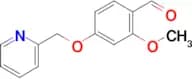 2-Methoxy-4-(pyridin-2-ylmethoxy)benzaldehyde
