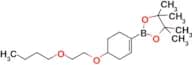 2-(4-(2-Butoxyethoxy)cyclohex-1-en-1-yl)-4,4,5,5-tetramethyl-1,3,2-dioxaborolane