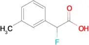 2-Fluoro-2-(m-tolyl)acetic acid