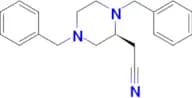 (S)-2-(1,4-Dibenzylpiperazin-2-yl)acetonitrile