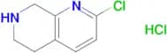 2-Chloro-5,6,7,8-tetrahydro-1,7-naphthyridine hydrochloride