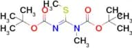 Tert-Butyl (Z)-(((tert-butoxycarbonyl)imino)(methylthio)methyl)(methyl)carbamate