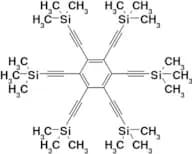 1,2,3,4,5,6-Hexakis((trimethylsilyl)ethynyl)benzene