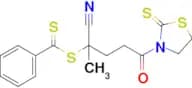 2-Cyano-5-oxo-5-(2-thioxothiazolidin-3-yl)pentan-2-yl benzodithioate