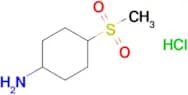 4-(Methylsulfonyl)cyclohexan-1-amine hydrochloride