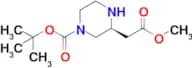 tert-Butyl (S)-3-(2-methoxy-2-oxoethyl)piperazine-1-carboxylate