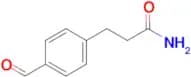 3-(4-Formylphenyl)propanamide