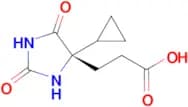 (S)-3-(4-Cyclopropyl-2,5-dioxoimidazolidin-4-yl)propanoic acid