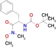 tert-Butyl N-[(1S)-1-[Methoxy(methyl)carbamoyl]-2-phenylethyl]carbamate