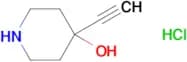 4-Ethynylpiperidin-4-ol hydrochloride