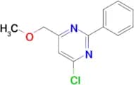 4-Chloro-6-methoxymethyl-2-phenylpyrimidine