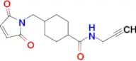 4-((2,5-Dioxo-2,5-dihydro-1H-pyrrol-1-yl)methyl)-N-(prop-2-yn-1-yl)cyclohexanecarboxamide