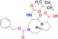 (5S,8S,10aR)-3-((Benzyloxy)carbonyl)-5-((tert-butoxycarbonyl)amino)-6-oxodecahydropyrrolo[1,2-a][1…