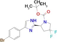 Tert-butyl (2S)-2-[4-(4-bromophenyl)-1H-imidazol-2-yl]-4,4-difluoropyrrolidine-1-carboxylate