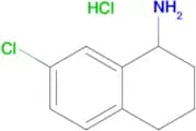 7-Chloro-1,2,3,4-tetrahydronaphthalen-1-amine hydrochloride