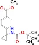 Methyl 4-(1-((tert-butoxycarbonyl)amino)cyclopropyl)benzoate
