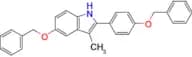 5-(Benzyloxy)-2-(4-(benzyloxy)phenyl)-3-methyl-1H-indole