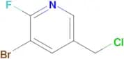 3-Bromo-5-(chloromethyl)-2-fluoropyridine