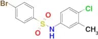 4-Bromo-N-(4-chloro-3-methylphenyl)benzenesulfonamide