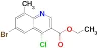 Ethyl 6-bromo-4-chloro-8-methylquinoline-3-carboxylate