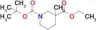 1-(tert-Butyl) 3-ethyl 3-methylpiperidine-1,3-dicarboxylate