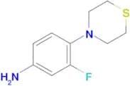 3-Fluoro-4-thiomorpholin-4-ylaniline