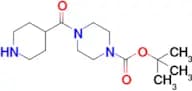 tert-Butyl 4-(piperidine-4-carbonyl)piperazine-1-carboxylate