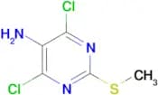 4,6-Dichloro-2-(methylthio)-5-pyrimidineamine