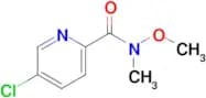 5-Chloro-N-methoxy-N-methylpicolinamide