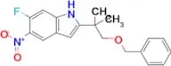 2-(1-(Benzyloxy)-2-methylpropan-2-yl)-6-fluoro-5-nitro-1H-indole