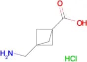 3-(aminomethyl)bicyclo[1.1.1]pentane-1-carboxylic acid hydrochloride
