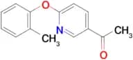 5-Acetyl-2-(2-methylphenoxy) pyridine