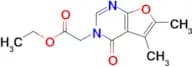 Ethyl 2-(5,6-dimethyl-4-oxofuro[2,3-d]pyrimidin-3(4H)-yl)acetate