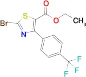 Ethyl 2-bromo-4-(4-(trifluoromethyl)-phenyl)thiazole-5-carboxylate