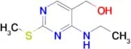 (4-(ethylamino)-2-(methylthio)pyrimidin-5-yl)methanol