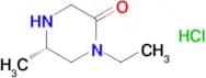 (S)-1-ethyl-5-methylpiperazin-2-one hydrochloride