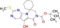 Tert-Butyl 5'-hydroxy-2'-(methylthio)-6'-oxo-6'H-spiro[cyclohexane-1,9'-pyrazino[1',2':1,5]pyrrolo…