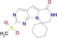 2′-(Methylsulfonyl)-7′,8′-dihydro-6’H-spiro[cyclohexane-1,9′-pyrazino[1′,2′:1,5]pyrrolo[2,3-d]pyri…