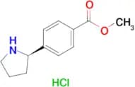 Methyl (R)-4-(pyrrolidin-2-yl)benzoate hydrochloride