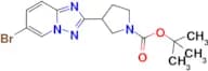 Tert-Butyl 3-(6-bromo-[1,2,4]triazolo[1,5-a]pyridin-2-yl)pyrrolidine-1-carboxylate