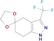 3′-(Trifluoromethyl)-1′,4′,6′,7′-tetrahydrospiro[[1,3]dioxolane-2,5′-indazole]