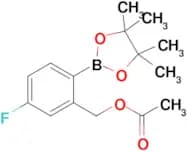5-Fluoro-2-(4,4,5,5-tetramethyl-1,3,2-dioxaborolan-2-yl)benzyl acetate