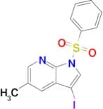 3-Iodo-5-methyl-1-(phenylsulfonyl)-1H-pyrrolo[2,3-b]pyridine