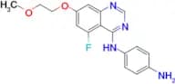 N1-(5-Fluoro-7-(2-methoxyethoxy)quinazolin-4-yl)benzene-1,4-diamine