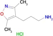 3-(3,5-Dimethylisoxazol-4-yl)propan-1-amine hydrochloride