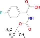 2-((tert-Butoxycarbonyl)amino)-2-(4-fluorophenyl)acetic acid