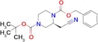 1-Benzyl 4-(tert-butyl) (S)-2-(cyanomethyl)piperazine-1,4-dicarboxylate