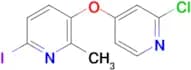 3-((2-Chloropyridin-4-yl)oxy)-6-iodo-2-methylpyridine