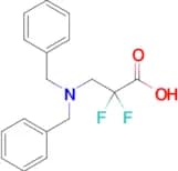 3-(Dibenzylamino)-2,2-difluoropropanoic acid